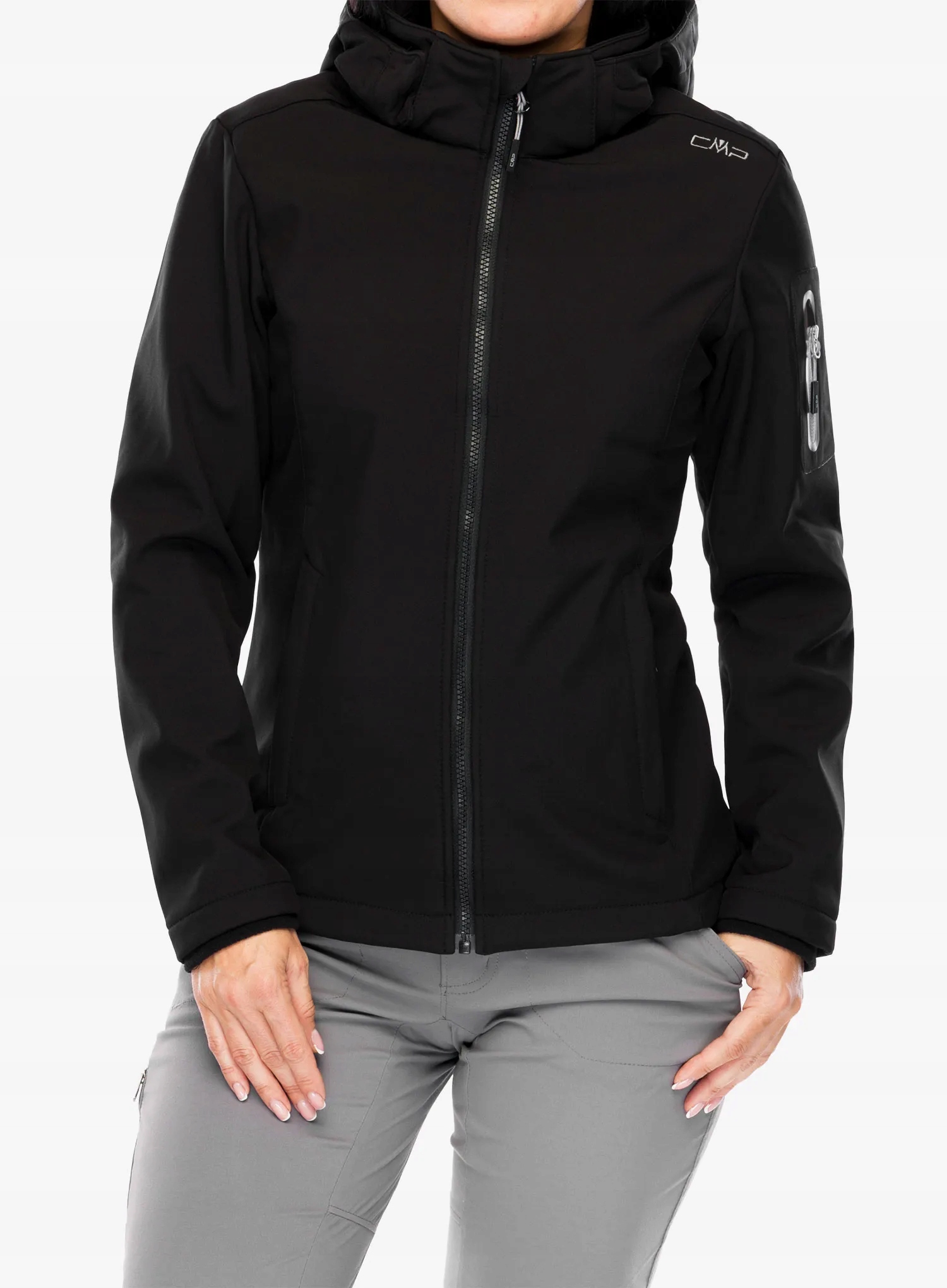 Dámská bunda Cmp Wilma Jacket Zip Hood nero 38 (s)