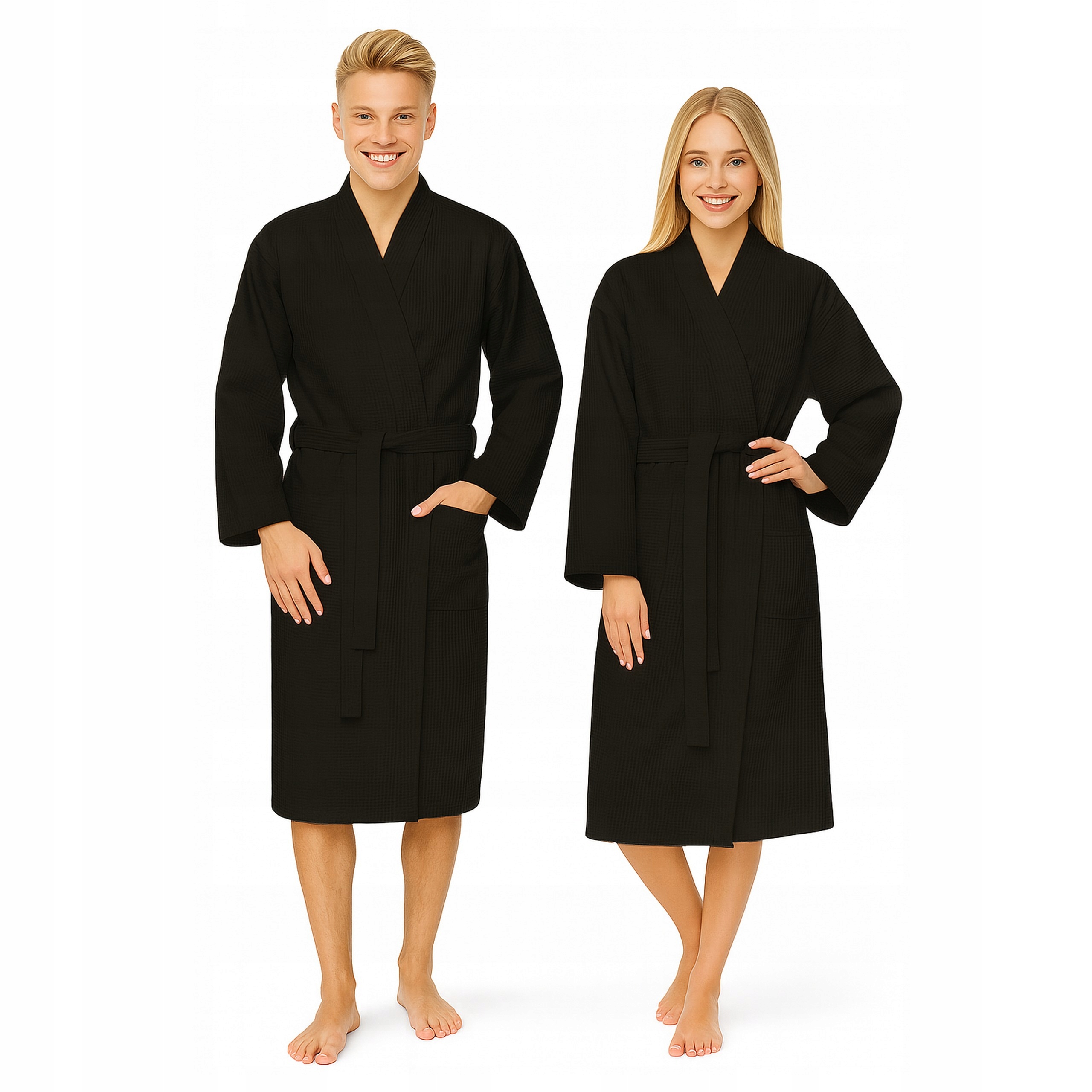 Dámský Bavlněný hotelový vaflovaný župan Wafle unisex Vizzy S