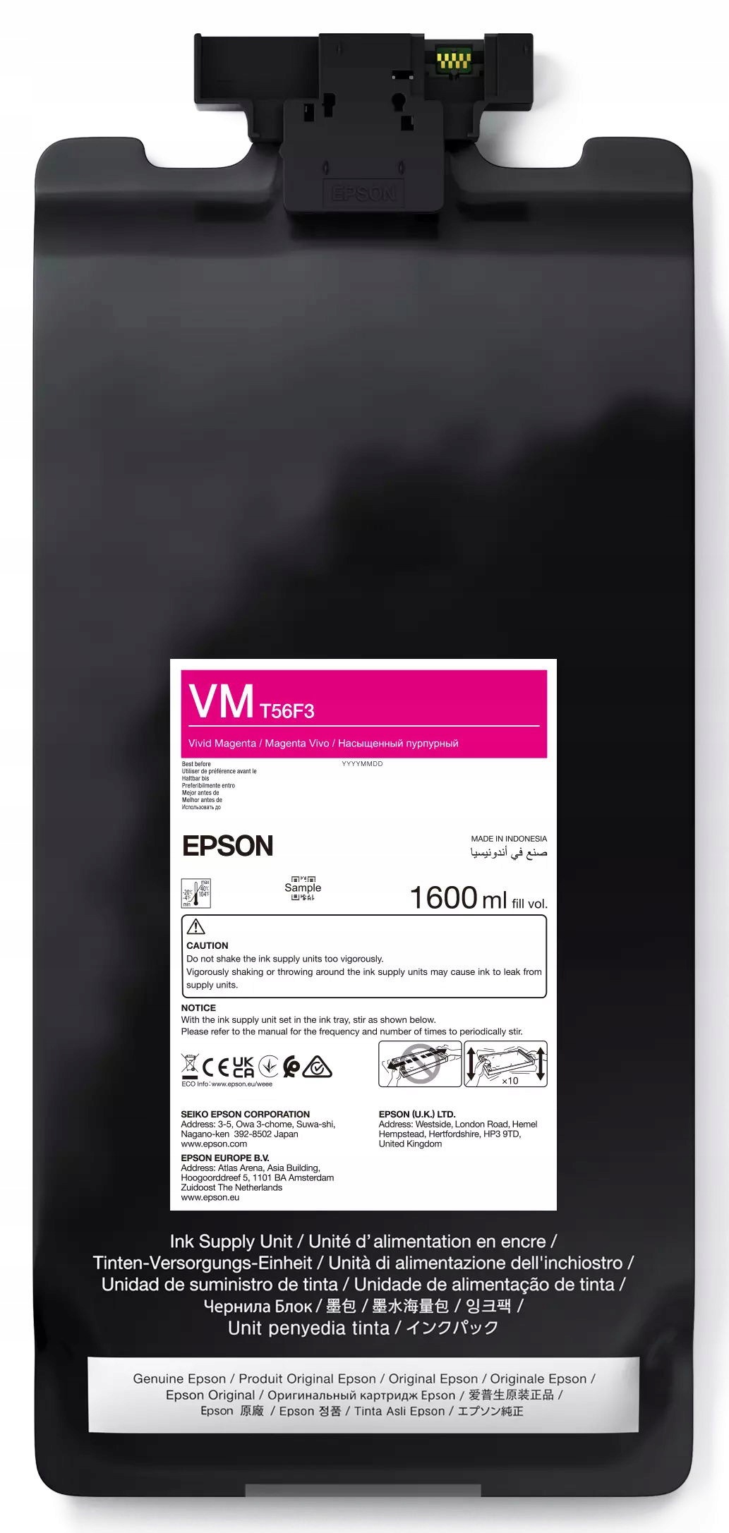 Epson P-Series 64" Vivid Magenta Iips Ink 1600ml