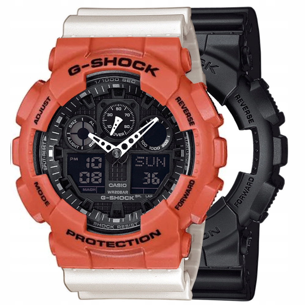 Hodinky Casio G-Shock Set GA-100-1A1ER Bezel 10527399 Řemínek 10395227 20