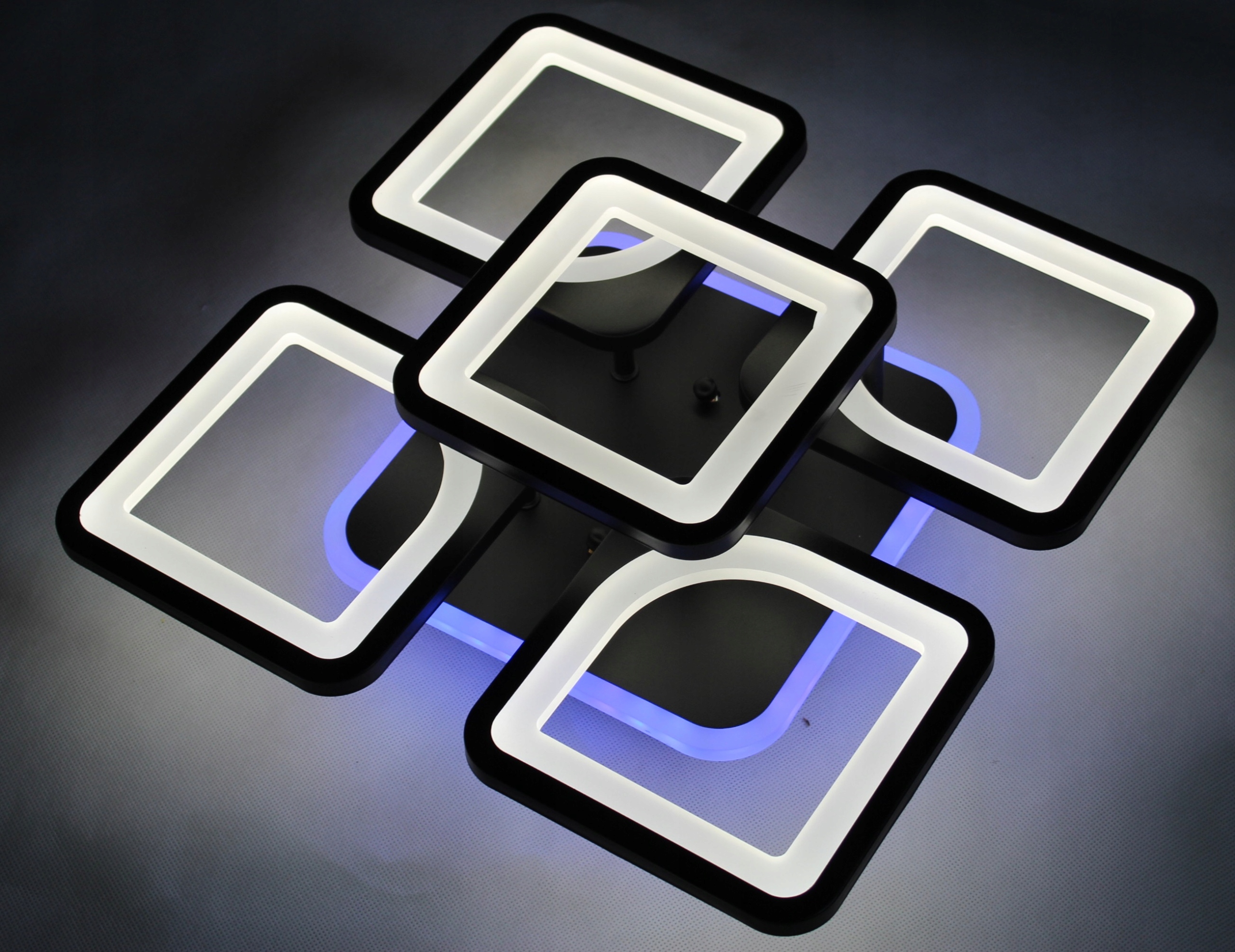 LAMPA LED KWADRAT SUFITOWA PLAFON LED OPRAWA + PILOT + RGB Kod producenta 2024/5 RGB