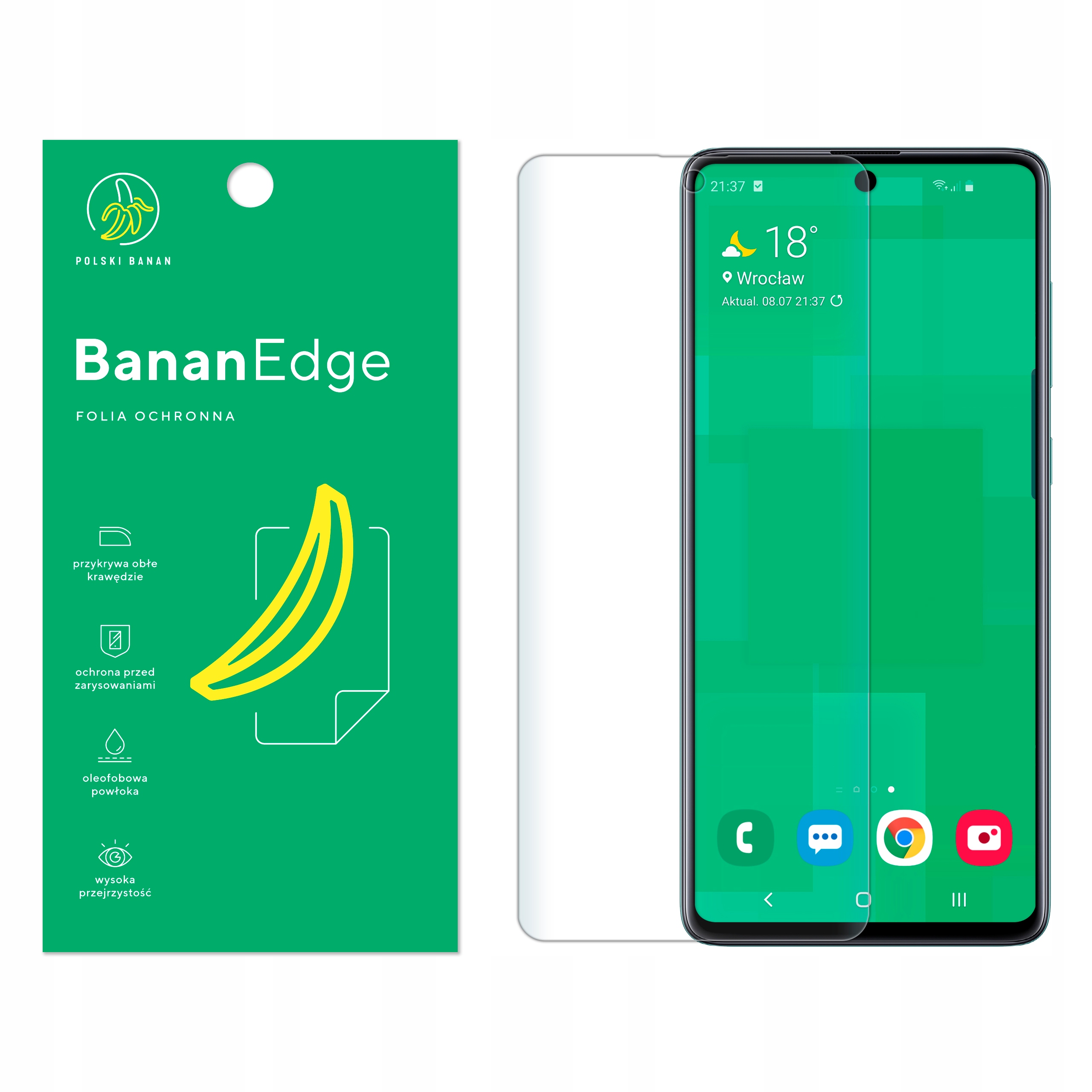 

Folia Ochronna Polski Banan do Samsung A71