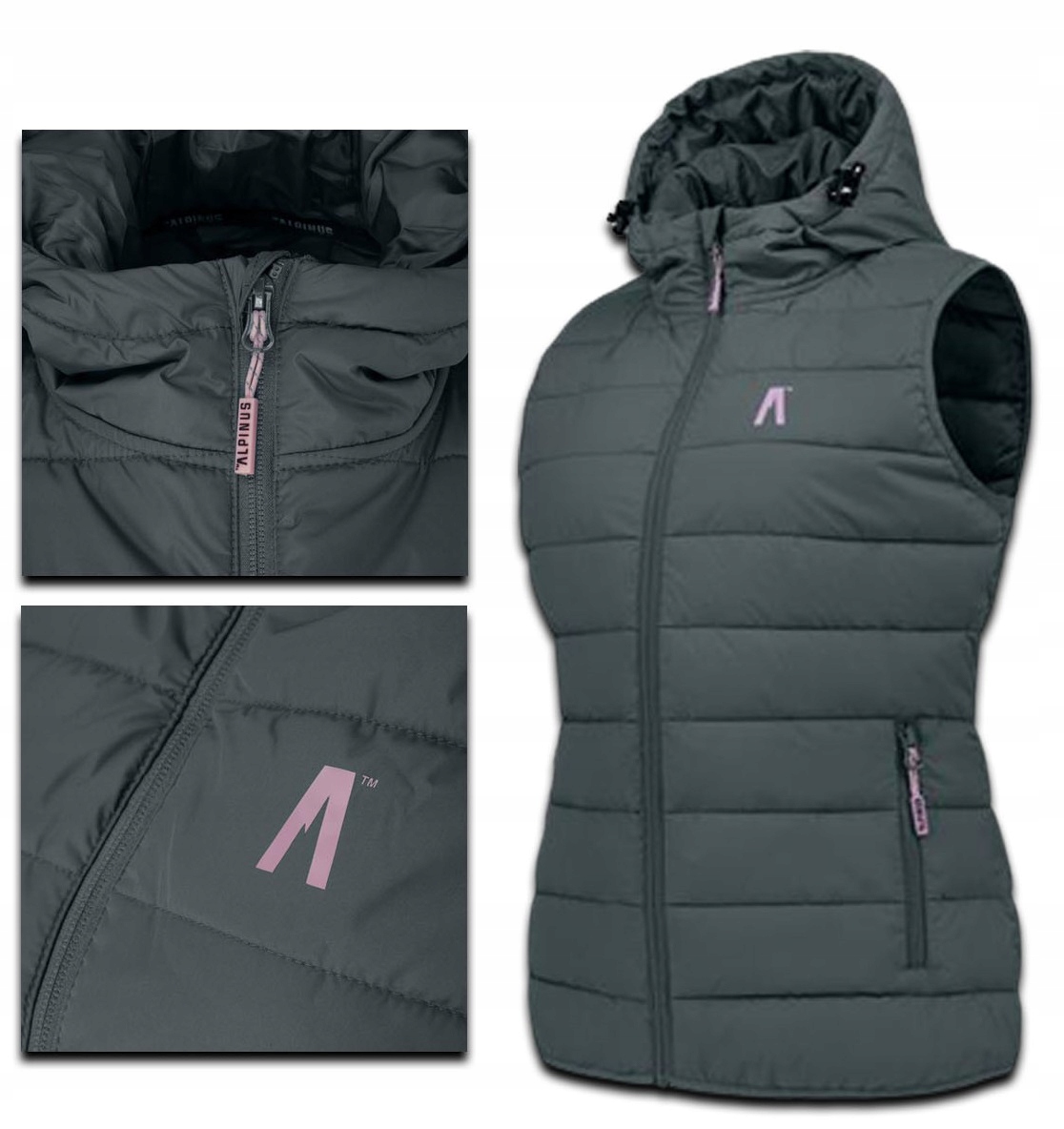 Pikoaovaná Dámská Vesta Bez Zajímavosti Alpinus L