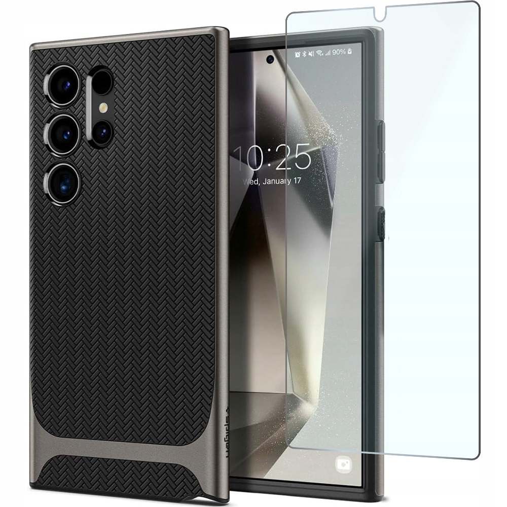 Etui Spigen do Galaxy S24 Ultra, mocne, ochronne, stylowe, case szkło