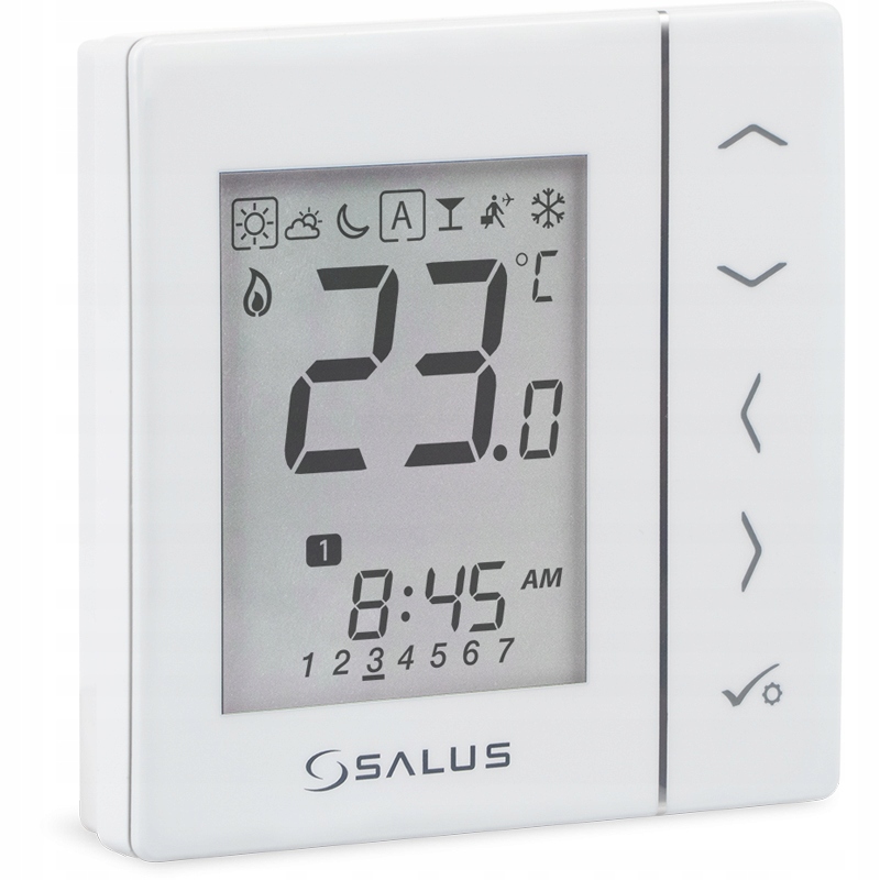 Káblový Podomietkový Regulátor Teploty VS30 Týždenný Salus