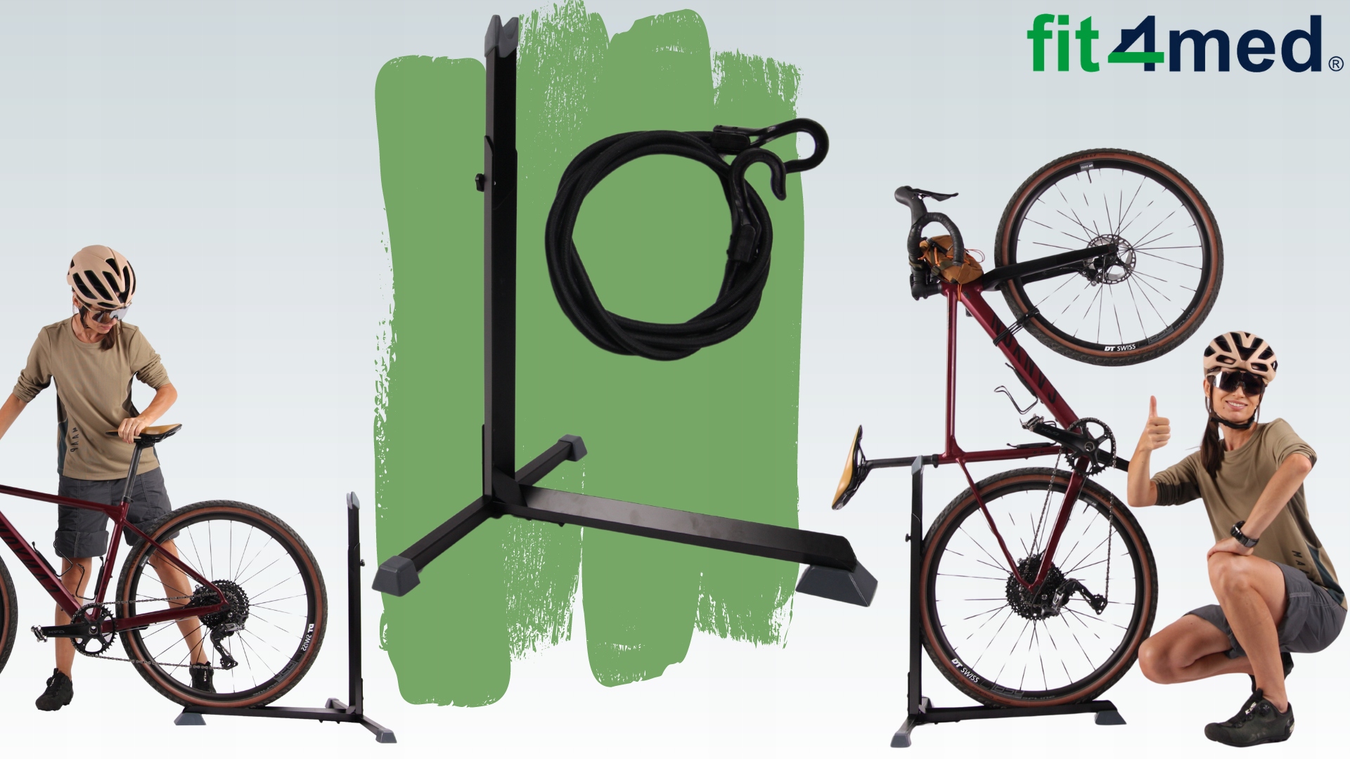 STOJAK PIONOWY Z REGULACJĄ WYSOKOŚCI UCHWYT ROWEROWY NA ROWER STABILNY Kod producenta FIT-9