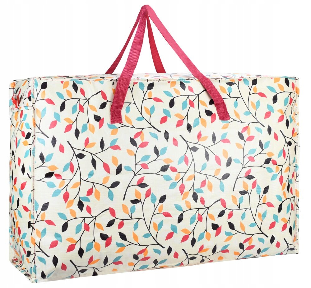 WIELKA TORBA XXXL PODRÓŻNA ZAKUPOWA BAZAROWA ND01 Wzór dominujący mix wzorów