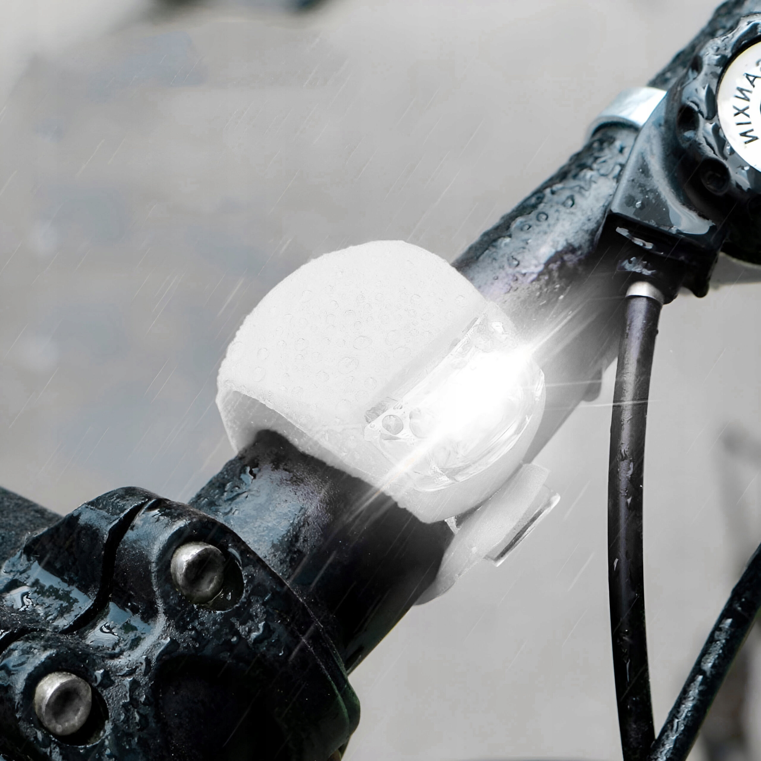 MINI LAMPKA ROWEROWA ŚWIATEŁKA LED PRZÓD TYŁ 3 TRYBY ŚWIECENIA ZESTAW Strumień świetlny 0 lm