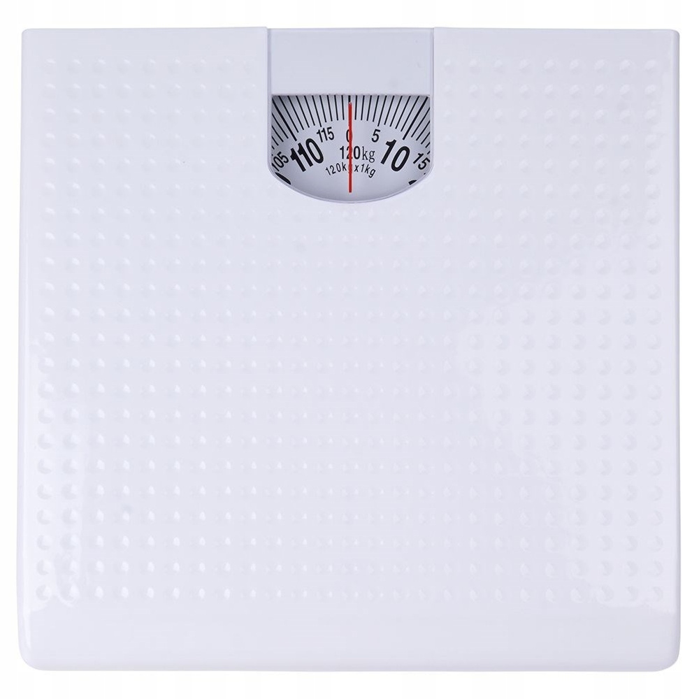 Waga Łazienkowa biała mechaniczna manualna tradycyjna analogowa 120 kg