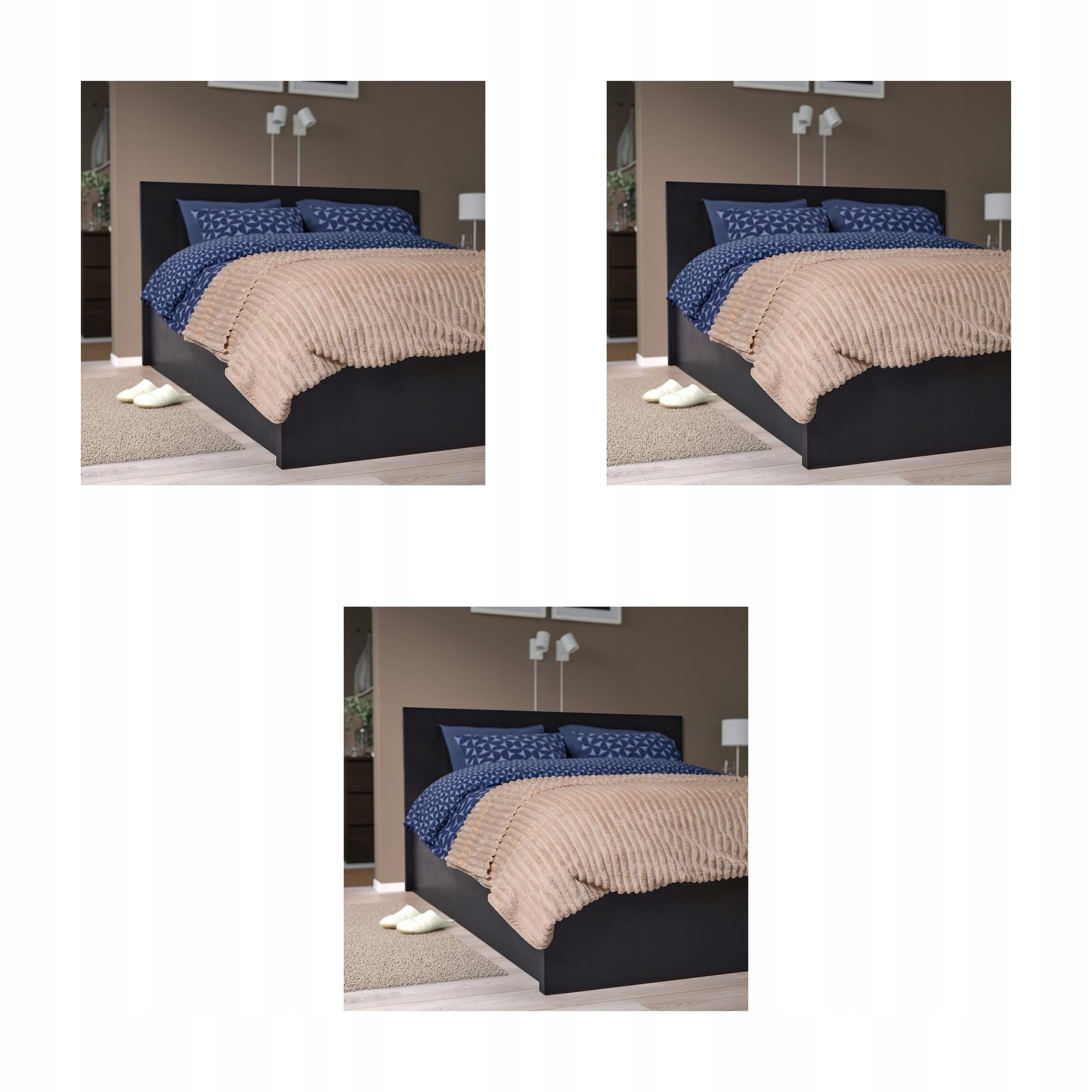 3 ks Gullstrale Přehoz světle béžový 230 x 250 cm