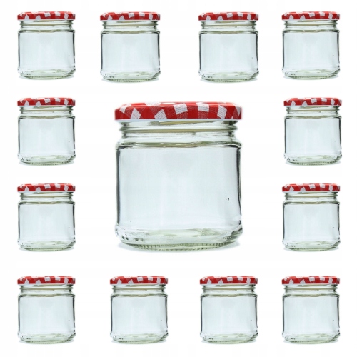 

Słoiki na przyprawy 200ml komplet 12 szt+zakrętki