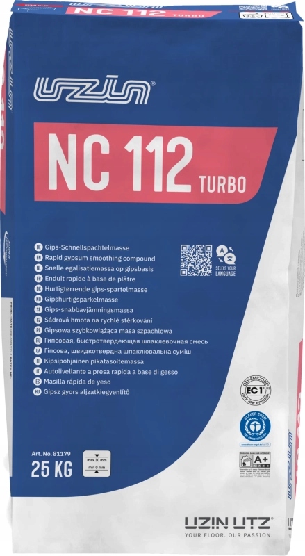 Uzin Nc 112 Turbo rýchla sadrová vyrovnávacia hmota