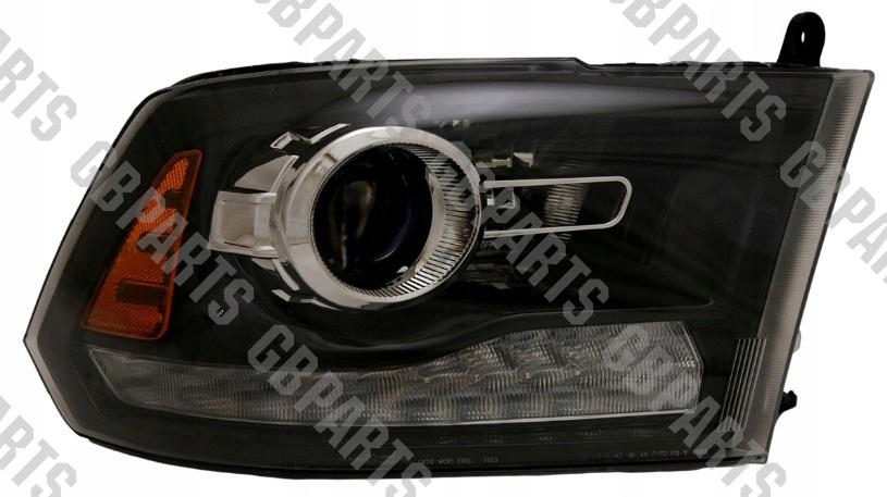 Lampa Světlomet Černá Pravá Led Dodge Ram 2013-2018