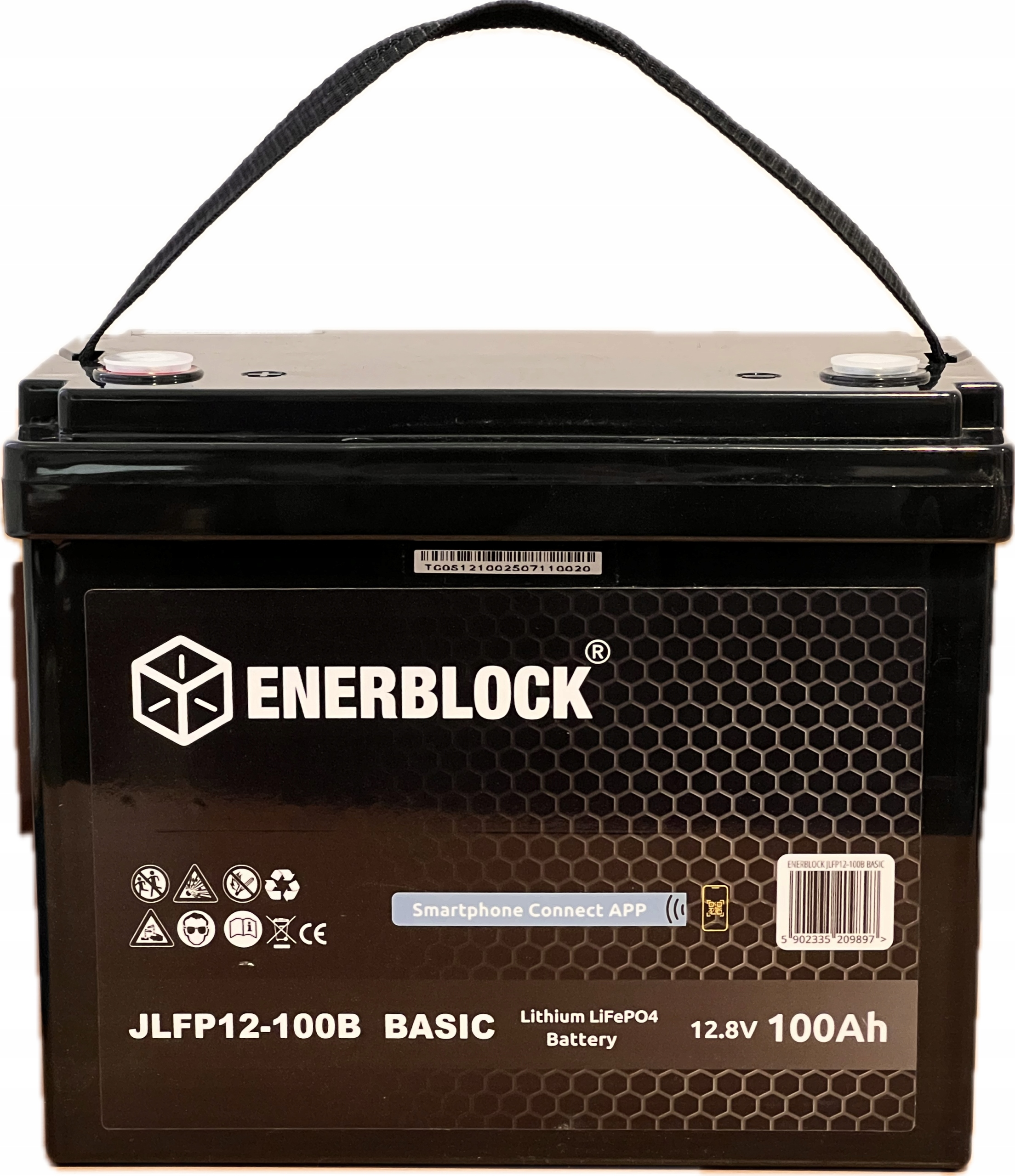 Litový Akumulátor LIFEPO4 100Ah Bms 12V 100Ah Bluetooth Lepší Ako Agm