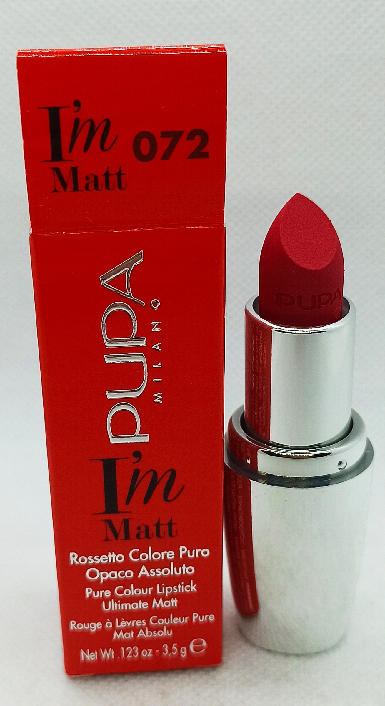PUPA I'M MATT LIPSTICK 072 EAN (GTIN) 8011607288052