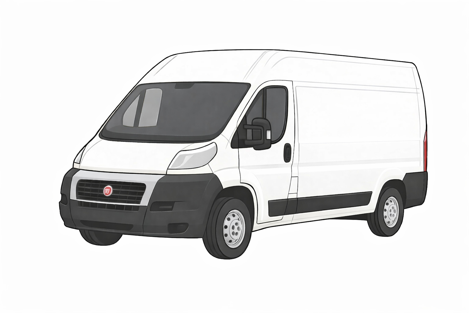 Lakier samochodowy Fiat Ducato 249 Biały Banchisa 100ml akryl