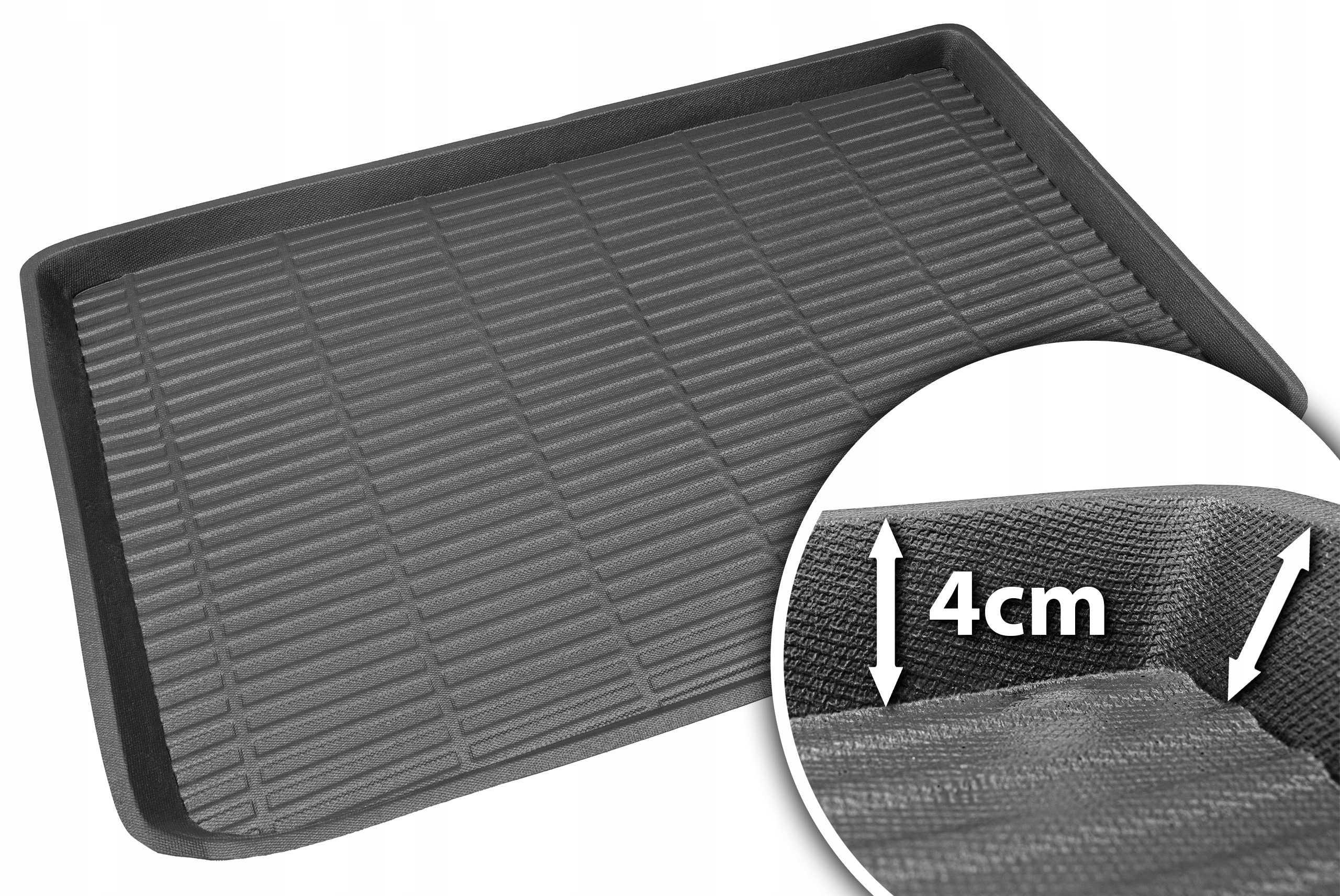 Renault Captur II 2020- Mitsubishi Asx II 2023- Wkład do bagażnika LUCKY3D