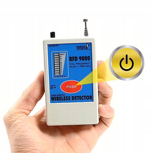 WYKRYWACZ RFD ROSA 900 PODSŁUCHÓW GSM LOKALIZATORÓW GPS WIFI LTE Producent Ineotronic