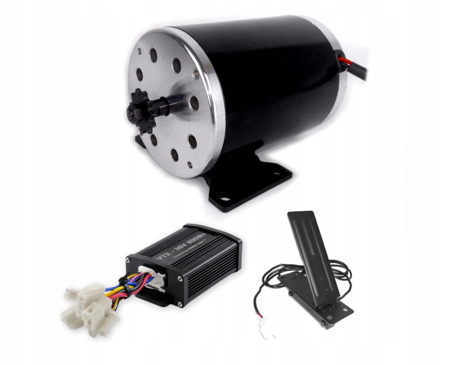 Pohonná sada Motor ovladač pedál DC 36V 800W pro motokáru Buggy