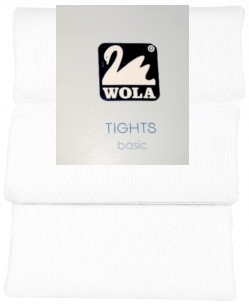 Rajstopy Wola gładkie 104-110 bawełna BIAŁE