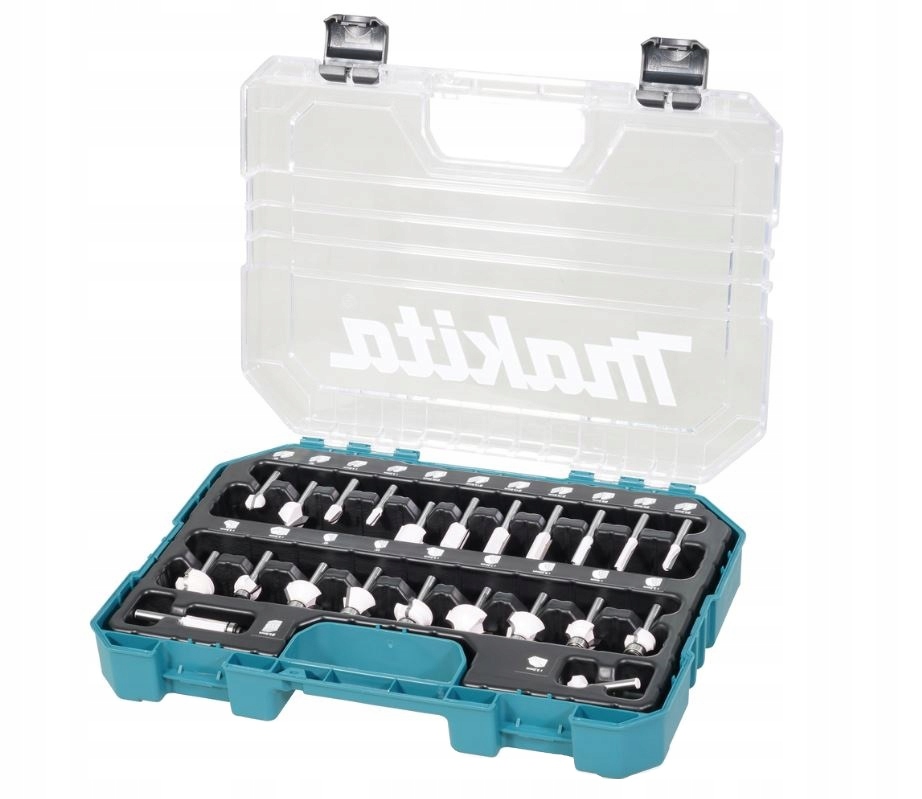 Makita Sada Univerzálních Fréz 6 mm 22 ks Originál D-78318