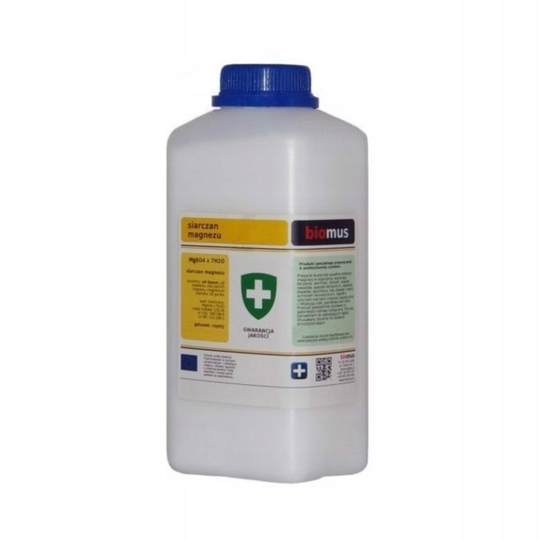 

Biomus Siarczan Magnezu 1000G Uzupełnia Magnez