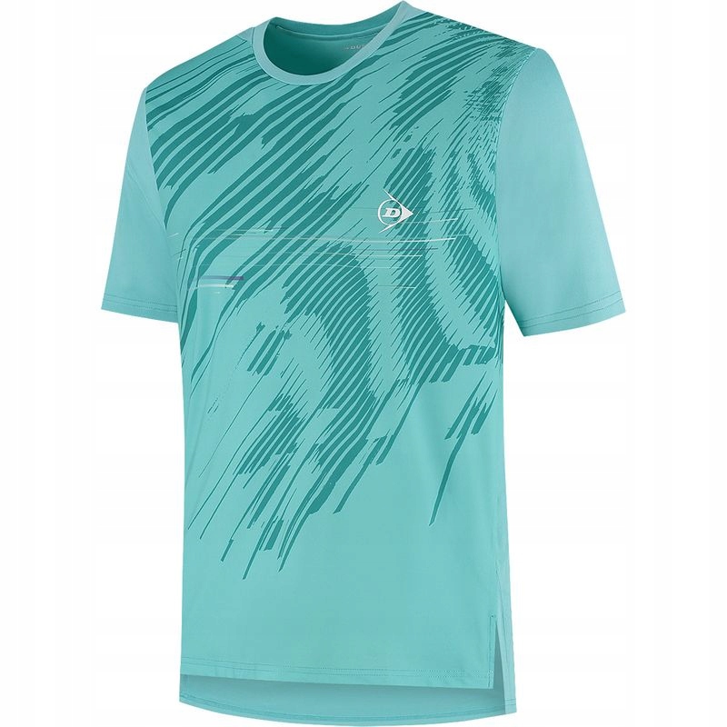 Tričko Dunlop Game Tee 1 Aqua Sky/aventurne Green Men M