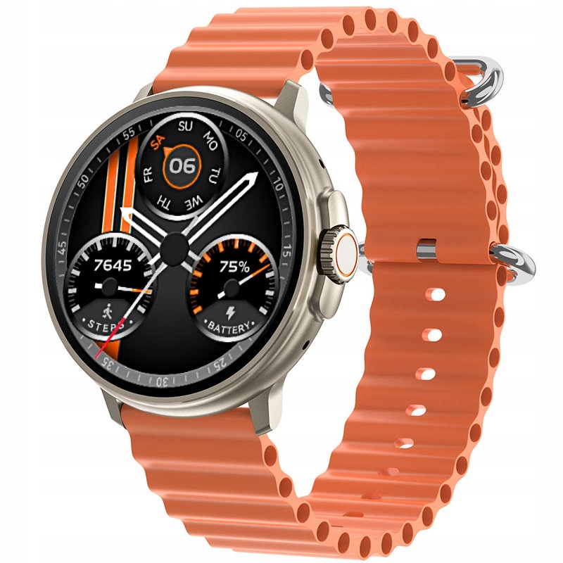 Chytré Hodinky Unisex Rubicon RNCF15 Bluetooth Call, Bezdrátové Nabíjení