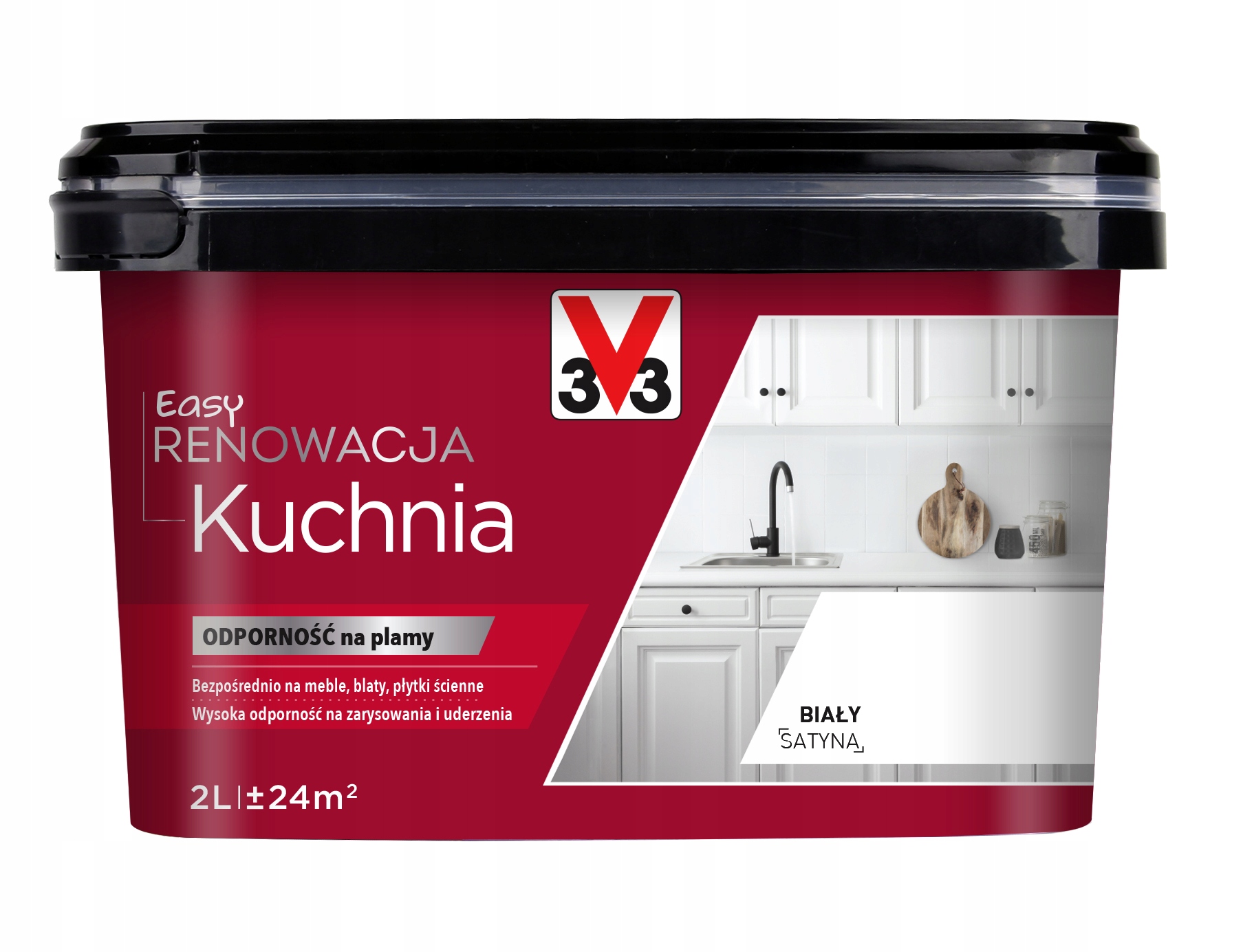 V33 FARBA RENOWACJA EASY KUCHNIA 2l BIAŁY