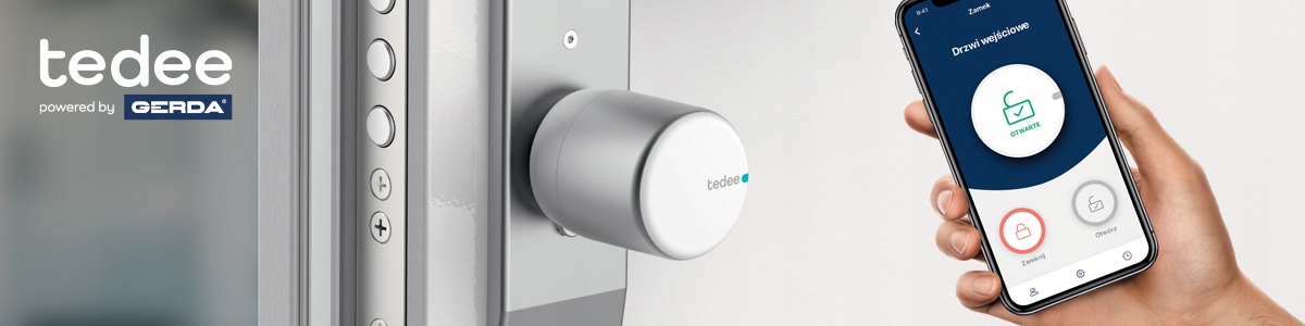Inteligentny zamek elektroniczny Gerda Tedee Go automatyczny Bluetooth