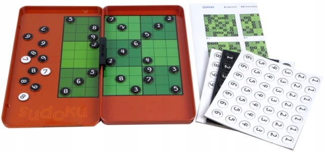 GRA MAGNETYCZNA PODRÓŻNA The Purple Cow SUDOKU 10+ Nazwa To Go - Sudoku