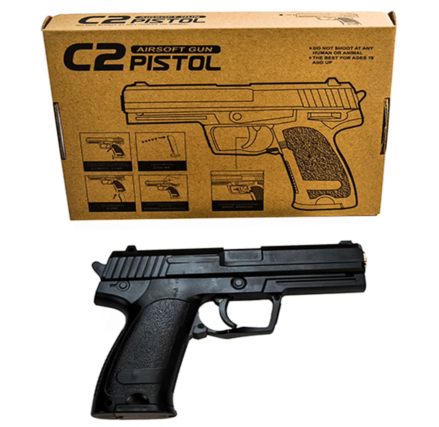 

Metalowy Replika Pistolet Na Kulki C2 Asg Hk Usp