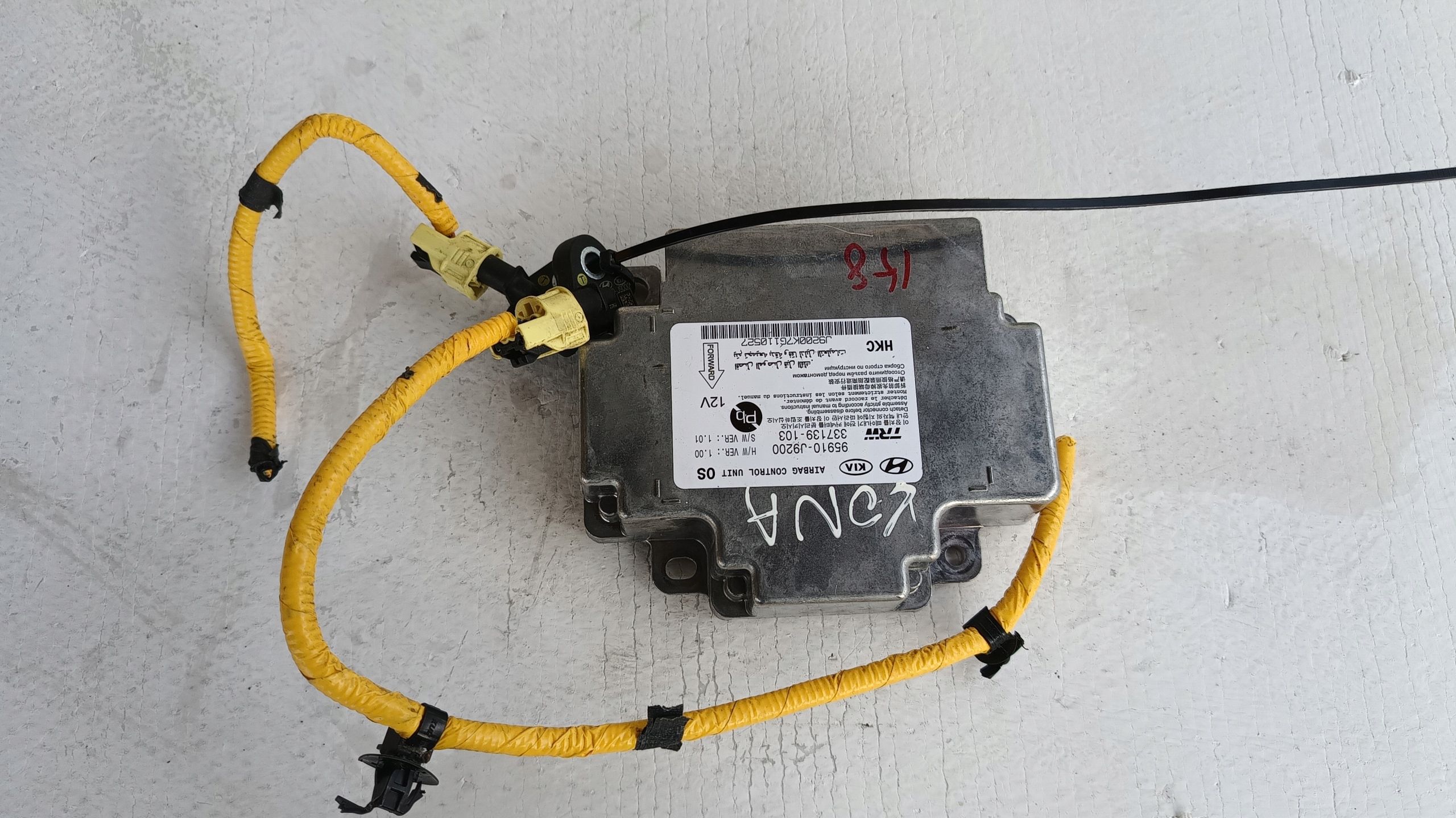 MODUŁ STEROWNIK SENSOR AIRBAG HYUNDAI 95910-J9200
