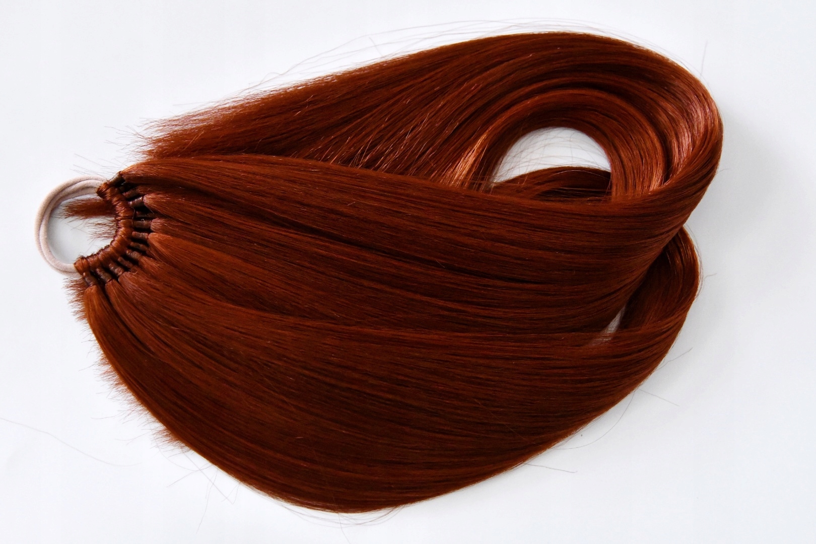 Culík na gumičce, prodloužení culíku Měděný L 120g