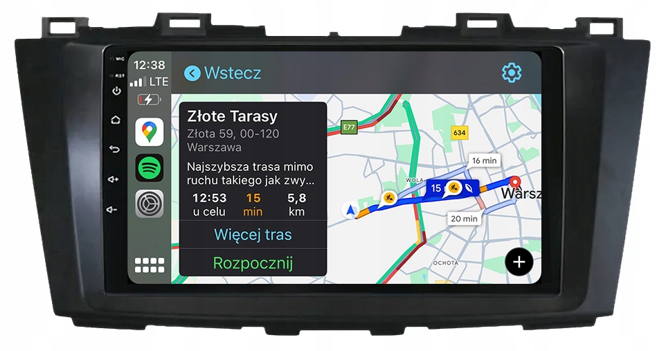 Mazda 5 2010-2015 Android Carplay Rádio Navigace 8GB/128GB Dsp