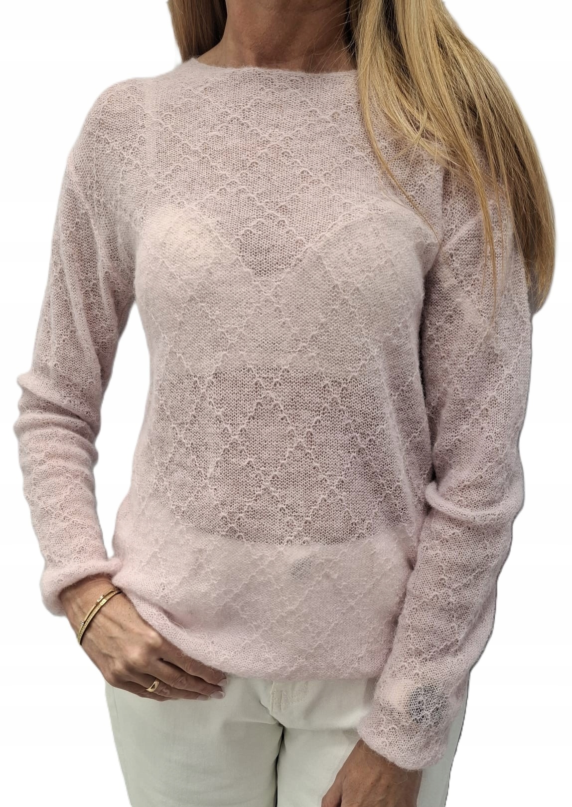 Lemonada Tenký svetr z Alpaky s dlouhým rukávem, růžový, New