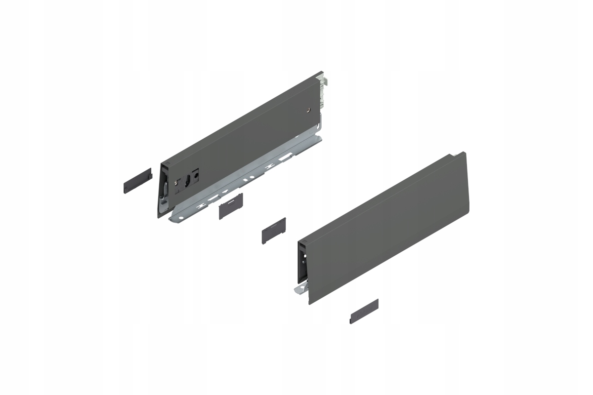 Blum 470M3002S Bok Merivobox, výška M (91 mm), délka 300 mm, antracit mat