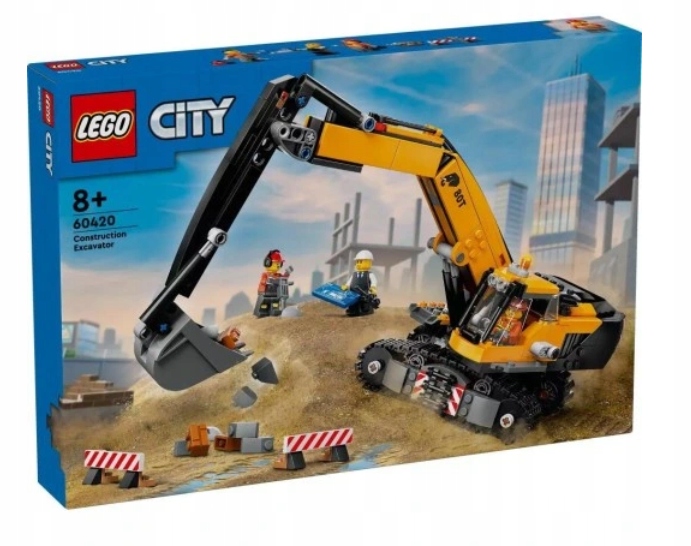 Lego 60420 City Žlutý Bagr