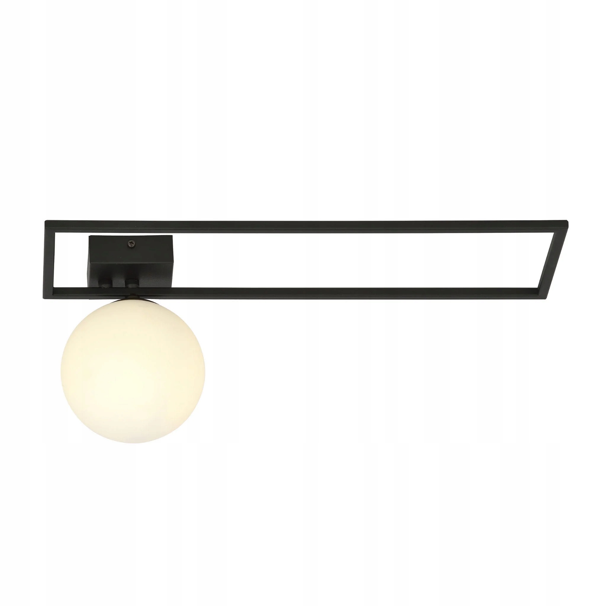 Stropná lampa Emibig 1xE14 40W Imago Black/opál