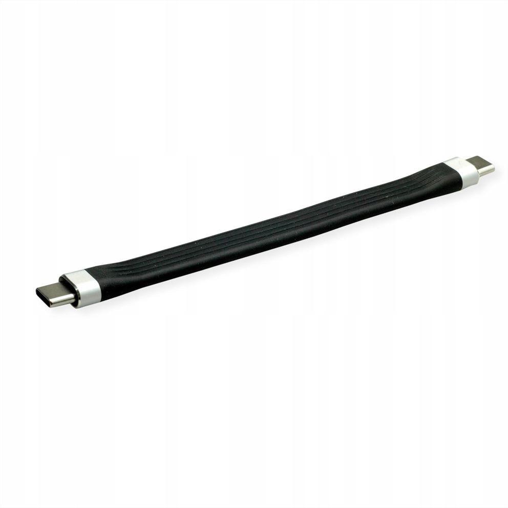 

Kabel Usb CC Pd czarny transfer danych płaski 11cm