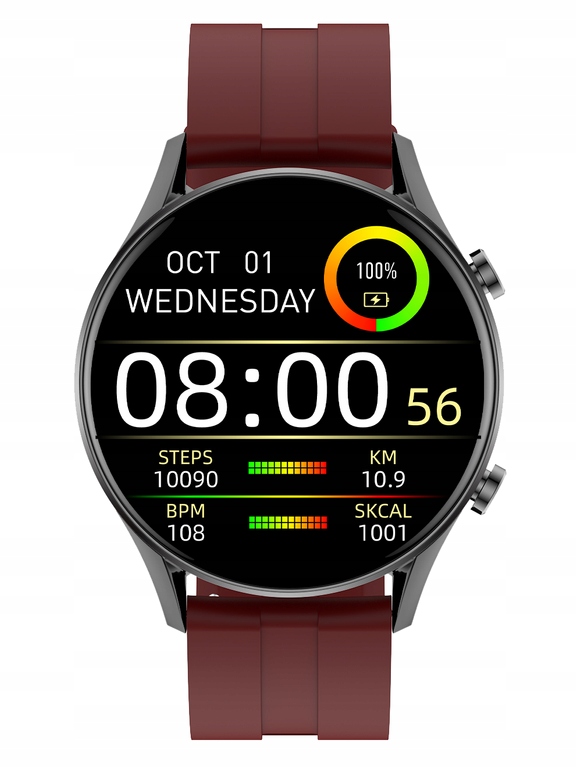 SMARTWATCH G. Rossi SW018-1 silver/black (sg012a) Marka G.Rossi