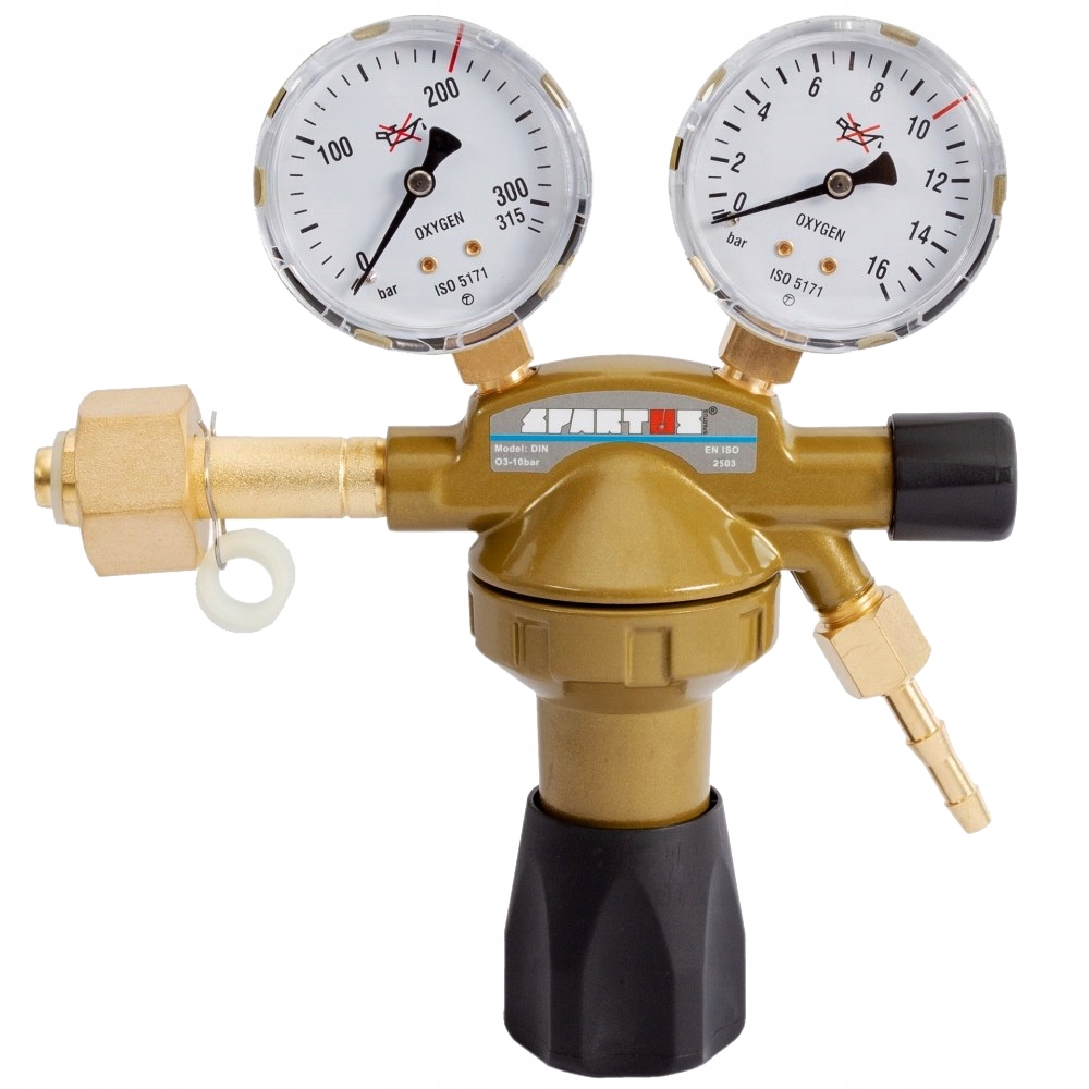 Svařovací reduktor plynu Kyslík Spartus 1/4 Rh 200BAR