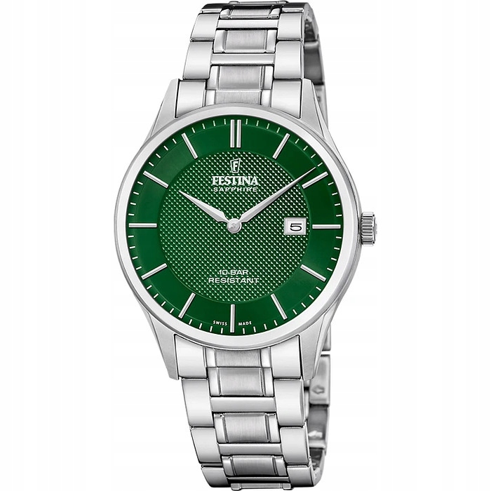 Pánské Hodinky Festina F20067-5 stříbrný náramek