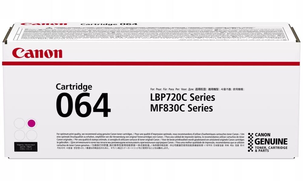 Canon originální toner Cartridge 064 M magenta, MF832Cdw 5 000 stran