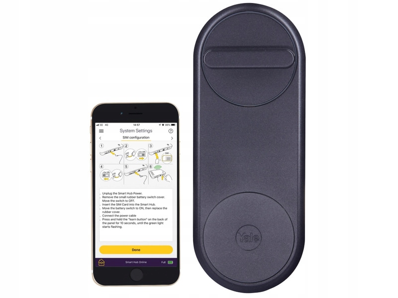 Zámek Yale Linus Smart Lock Černý