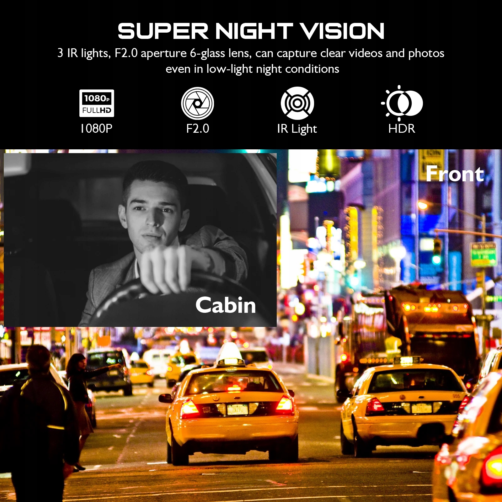 Aparat Przód Tył Dash Samochody Cyfrowe EAN (GTIN) 9414423368066