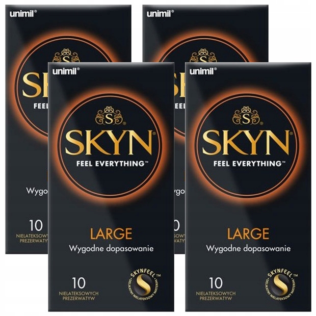 

Prezerwatywy Unimil Skyn Large 40 szt. Kartonik