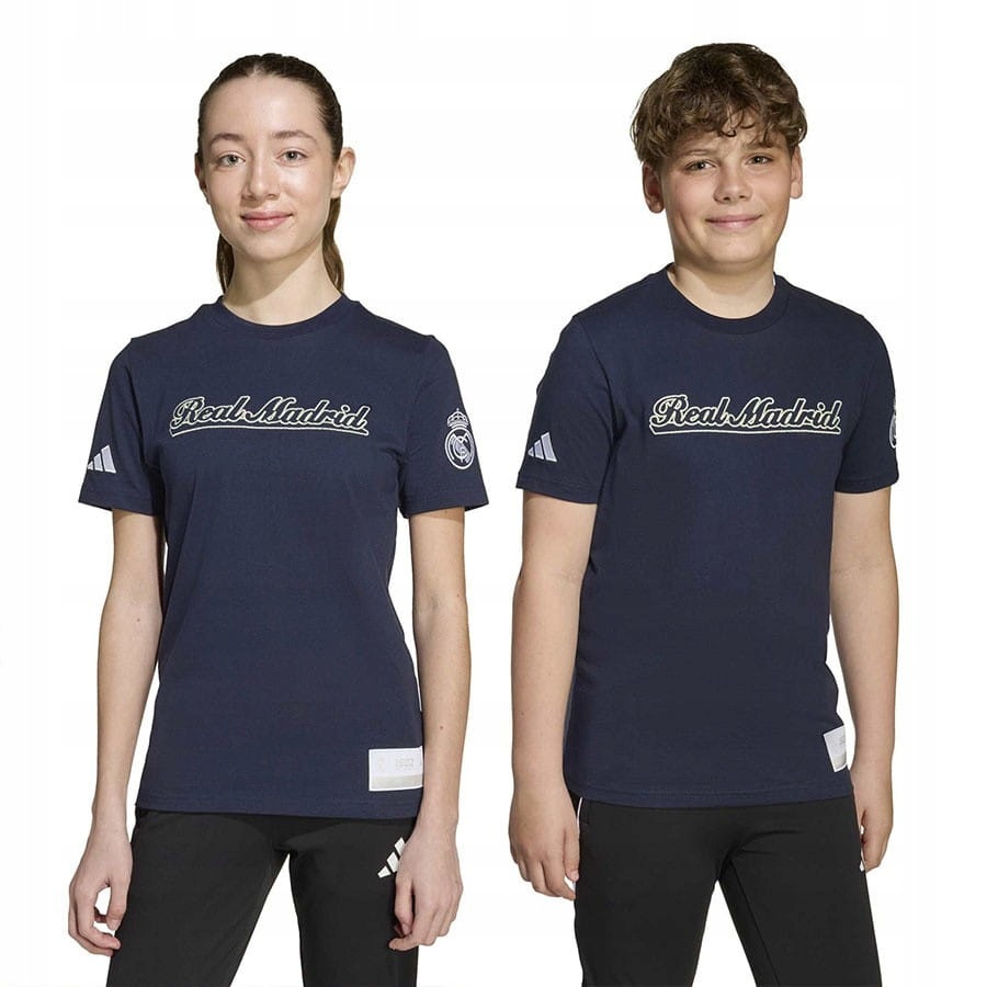 Koszulka adidas Real Madryt Us Tee Jr JY0999 Granatowy, 152 CM