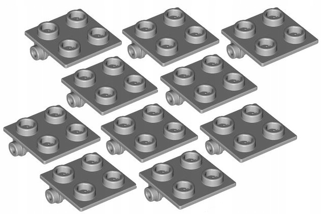 

Lego Zawias 2x2 Zaczep J. Szary (6134/4211881) x10