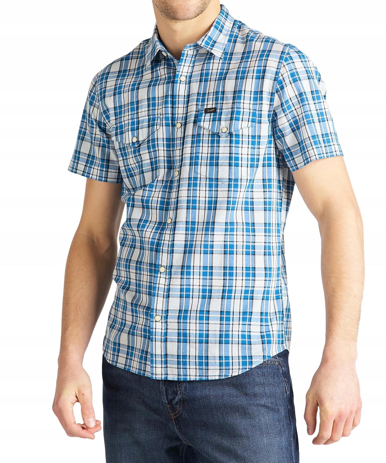 

Lee Ss Western Shirt L641CZLA Dipped Blue L